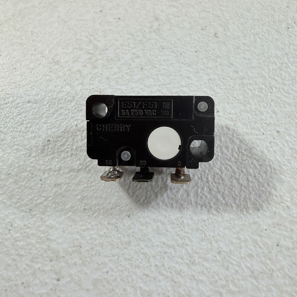 Cherry E51/F51 6A 250 VAC Rotary Coin Switch Tested